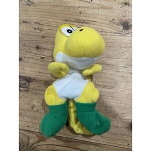 Vtg Yellow Yoshi Super Mario Bros Nintendo 64 N64 Beanie Plush BD&A EUC (No Tag)